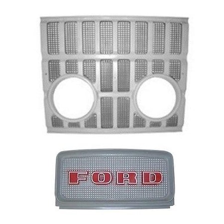 Aic Replacement Parts D1NN8151B C9NN8A163AG Upper & Lower Front Grill Fits Ford New Holland 2000 C9NN8A163AG-KIT